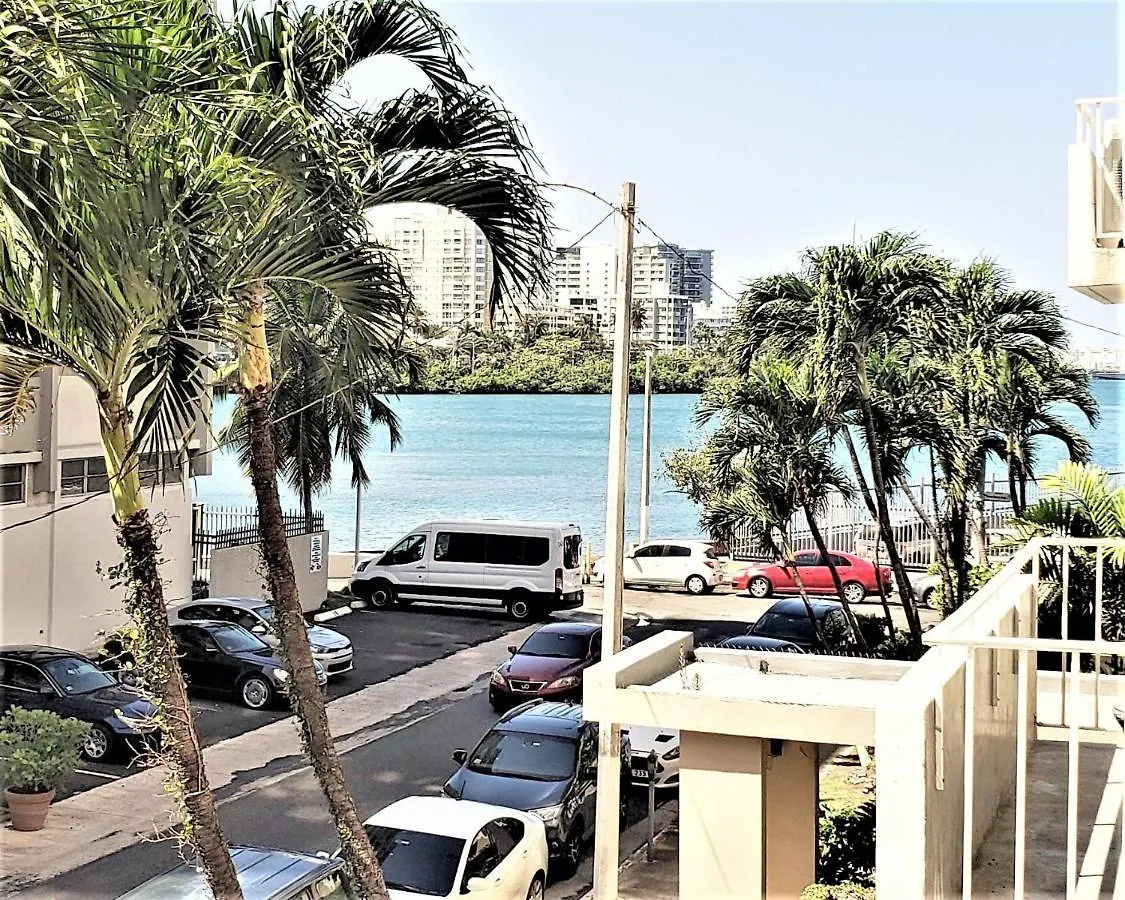 サンジョアンKasa Ritz At The Lagoon Large Studio 1 Block To Beach At La Conchaアパートメント 0*, サンジョアン プエルトリコ